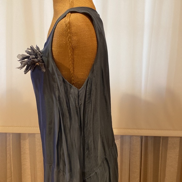 LOLA fabulous silk/viscous asymmetrical top, made in Italy, size M - Picture 5 of 16